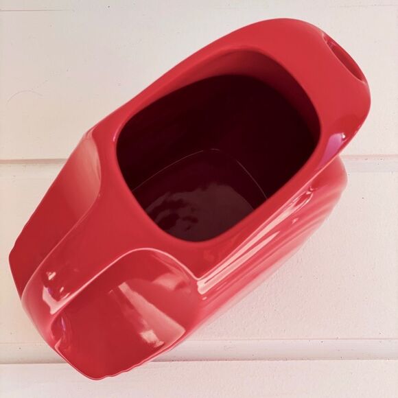 Fiesta 67-1/4 oz Large Disk Pitcher In Scarlet New With Tags - Picture 6 of 9